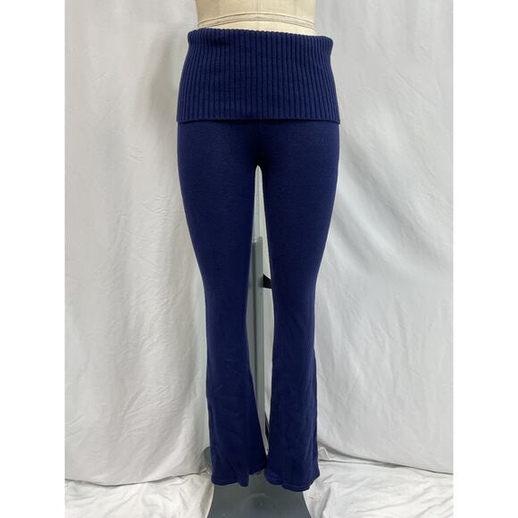 Frankies Bikinis 'Mason' Blue Viscose Cloud Knit Pant Size S - Picture 2 of 5